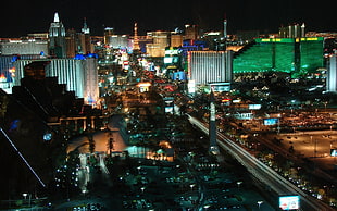 Las Vegas Nevada during night time